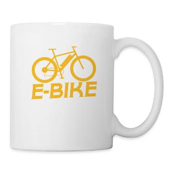 E-Bike The E Stands For Easy Pedelec Electric - Mug - white - Right