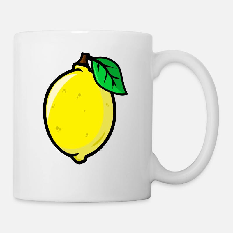 Citron citron citron agrumes - Mug blanc - blanc