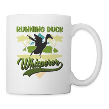 Running Duck Whisperer Running Duck - Mug blanc - blanc - Droite