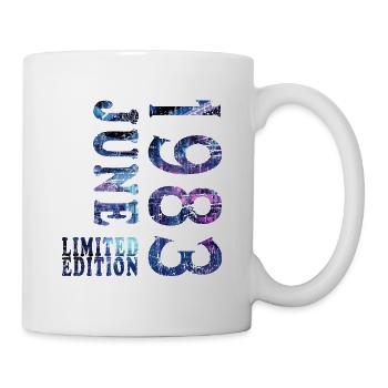 40th Birthday Man June Vintage 1983 Awesome - Mug - white - Right