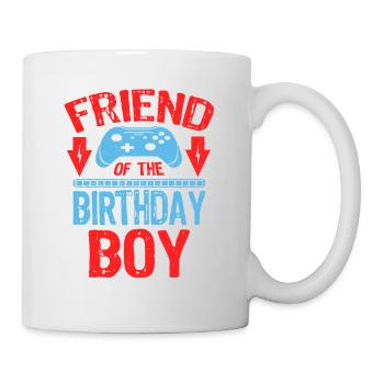 Friend Of the Birthday Boy Gaming Family Party - Mug - white - Right