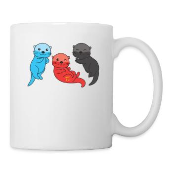 Polyamory Flag Gay Pride LGBTQ Otter - Tasse - Weiß - Rechts