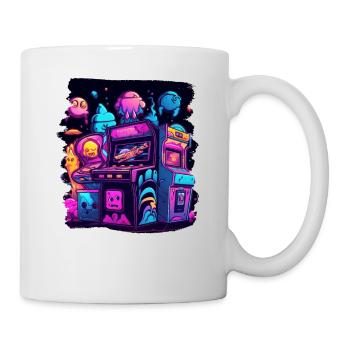 Arcade Gaming Retro Slots Games 80s Gamer - Mug - white - Right
