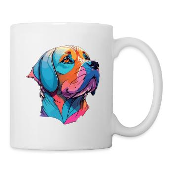 Labrador Dog Pop Art Dog Lover Dogs - Mug - white - Right