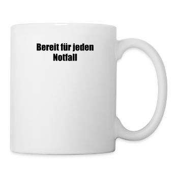 Feuerwehr - Bereit für jeden Notfall - Tasse - Weiß - Rechts