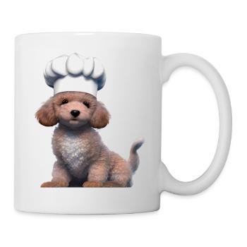 Caniche Chiot Chien Amour Caniche Chien Propriétaire Chien Chiot - Mug blanc - blanc - Droite