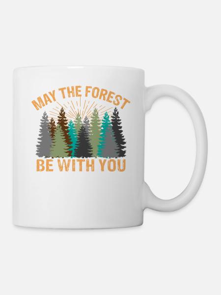 May the forest - Tasse - Weiß