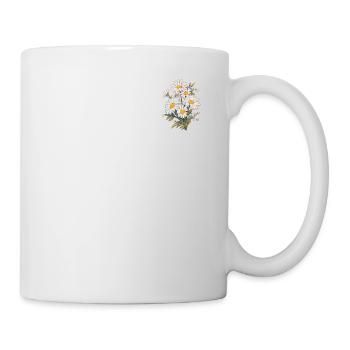 Cool Patch Flowers Vintage Humor Daisy Lover Pun - Mug - white - Right