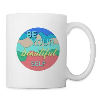 Be your beautiful self - Self-love - Mug - white - Right