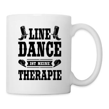 Line Dance Linedance Country Linedancer Geschenk - Tasse - Weiß - Rechts