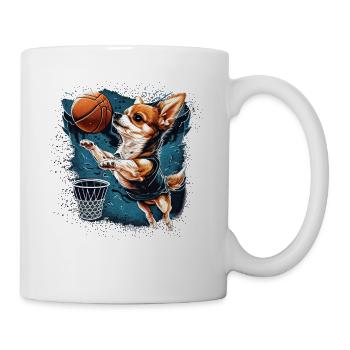 Chihuahua | Basketball | Player | Sport | Dunk | - Mug - white - Right