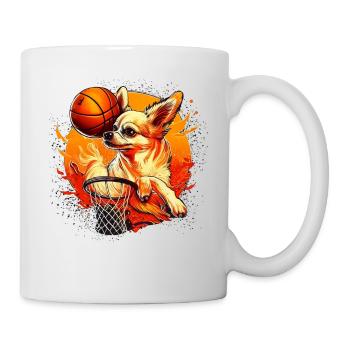 Chihuahua | Basketball | Player | Sport | Dunk | - Mug - white - Right
