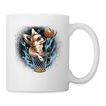 Chihuahua | Basketball | Player | Sport | Dunk | - Mug - white - Right