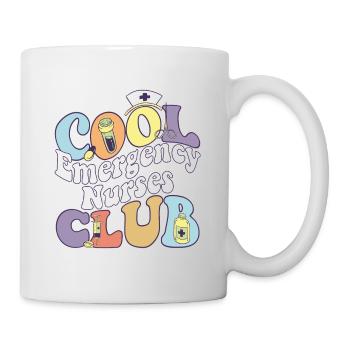 Cool Emergency Nurses Club Registered ER Nurse - Mug - white - Right