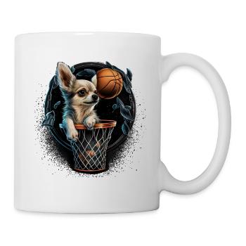 Chihuahua | Basketball | Player | Sport | Dunk | - Mug - white - Right