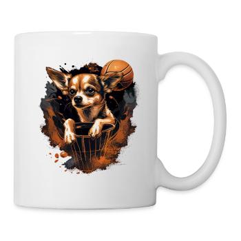 Chihuahua | Basketball | Player | Sport | Dunk | - Mug - white - Right