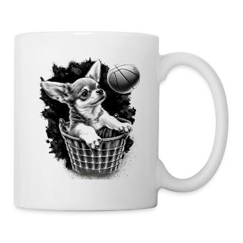 Chihuahua | Basketball | Player | Sport | Dunk | - Mug - white - Right
