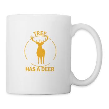My family tree has a deer stand in it Funny - Mug - white - Right