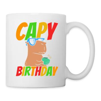 Capy Birthday - Mug - white - Right