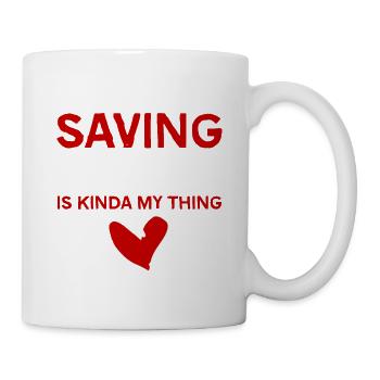 Saving Animals Is Kinda My Thing 4 - Tasse - Weiß - Rechts