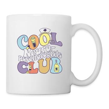 Psychologue Cool Neuropsychologists Club - Mug blanc - blanc - Droite