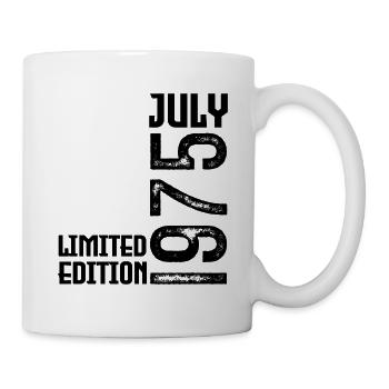 Gift July 1975. Anniversary July 1975. - Mug - white - Right