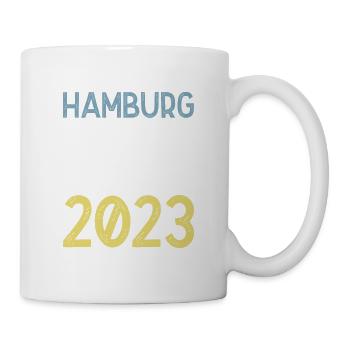 Hambourg 2023 Krone - Mug blanc - blanc - Droite