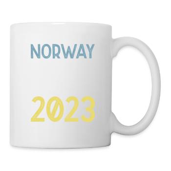 Norway 2023 Krone - Tasse - Weiß - Rechts
