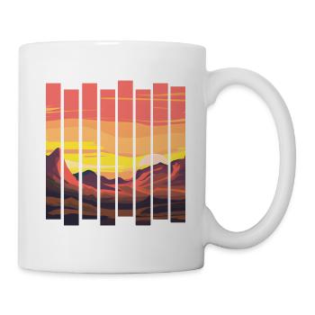 mountain hikers mountains mountain hiking hiking hiking - Mug - white - Right