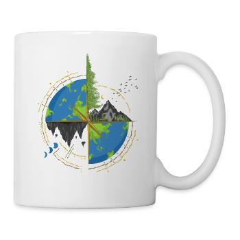 Nature earth - Tasse - Weiß - Rechts
