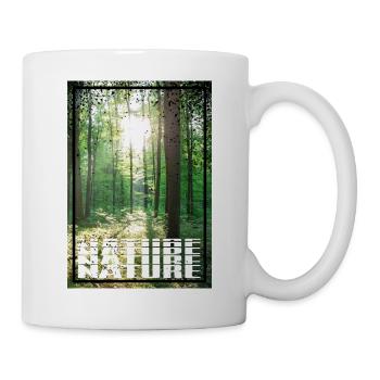 Nature Forest - Tasse - Weiß - Rechts