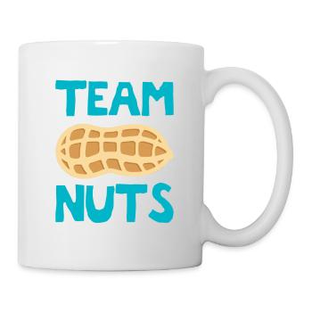 Grossesse Citation Team Nuts Drôle Team Boy Genre - Mug blanc - blanc - Droite