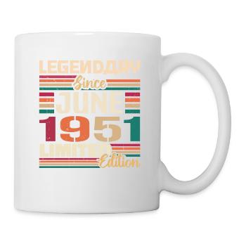 Légendaire Juin 1951 Edition Limitée Juin 1951 - Mug blanc - blanc - Droite