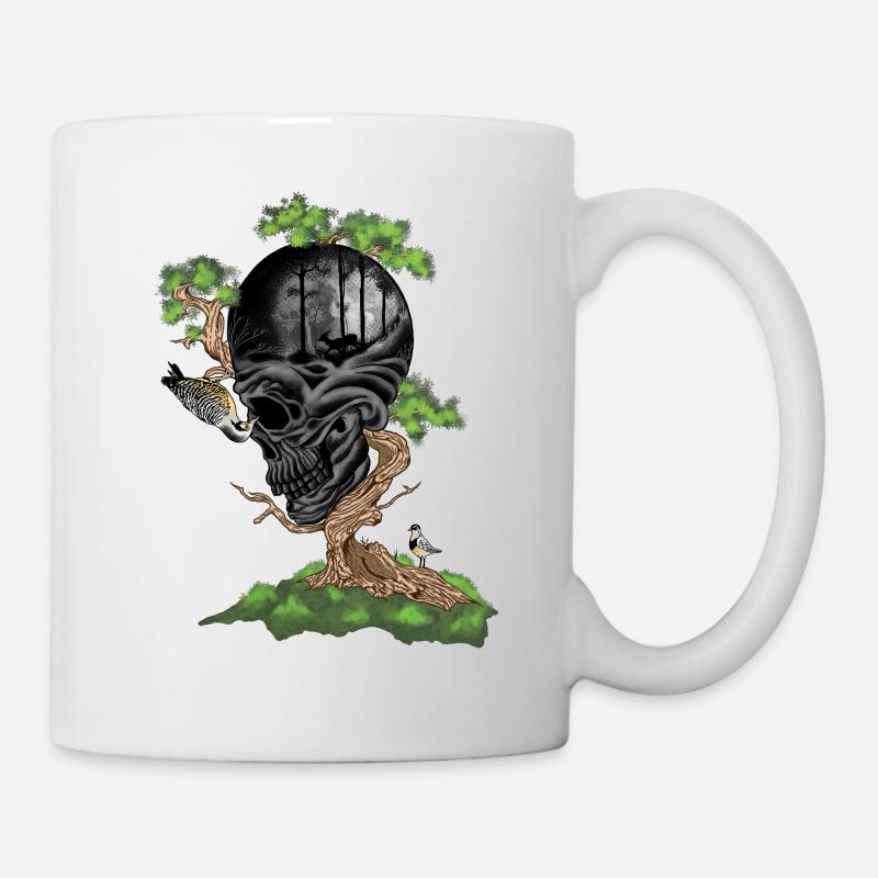 Tree Skull - Tasse - Weiß