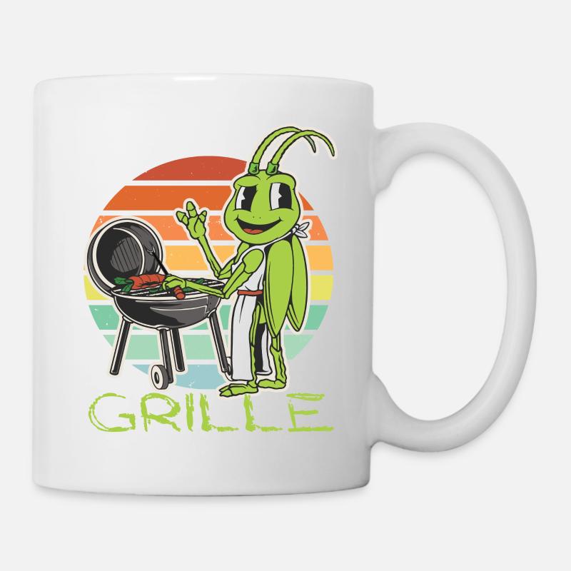 GRILLE - Tasse - Weiß