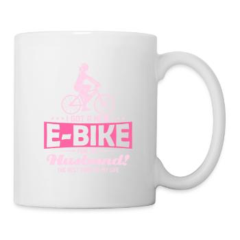 I Got A New E-Bike For My Wife! Electric Pedelec - Mug - white - Right
