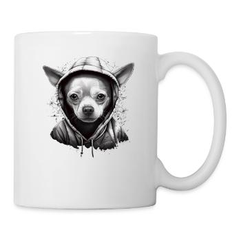 Chihuahua | Chien Cool | Rap | Hip-Hop | Gangster - Mug blanc - blanc - Droite