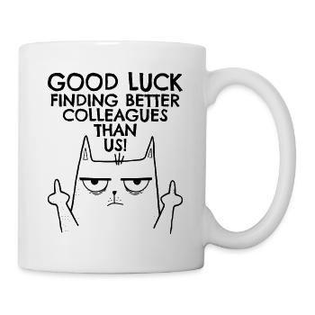 Changement d’emploi Nouveau cadeau d’adieu - Mug blanc - blanc - Droite