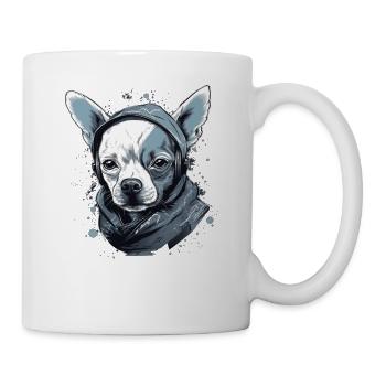 Chihuahua | Chien Cool | Rap | Hip-Hop | Gangster - Mug blanc - blanc - Droite