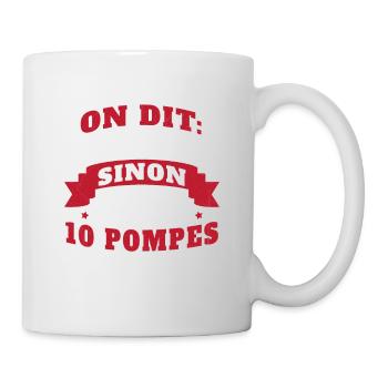On Dit Oui Coach Humour Coaching Sportif Cadeau - Mug blanc - blanc - Droite