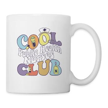Cool Public Health Nurses Club RN Nurse - Tasse - Weiß - Rechts
