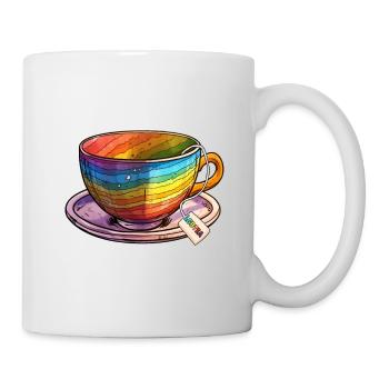 LGBTQIA+ LGBTQ LGBT Gay Pride LGBTea - Tasse - Weiß - Rechts