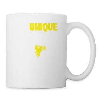 Motocross Rider, Be Unique, Dirt Bike Rider - Tasse - Weiß - Rechts