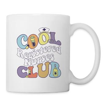 Cool Registered Nurses Club Nurse Squad Medical - Tasse - Weiß - Rechts