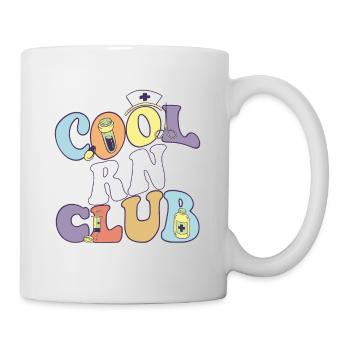 Cool Rn Club Registered Nurse Medical - Tasse - Weiß - Rechts