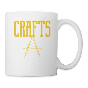 Handwerker Witzig Mechaniker Heimwerker Nägel - Tasse - Weiß - Rechts