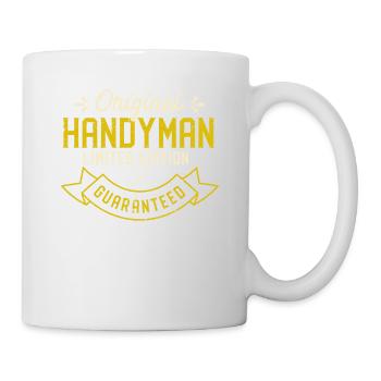 Original Handyman Limited Edition garantie - Mug blanc - blanc - Droite