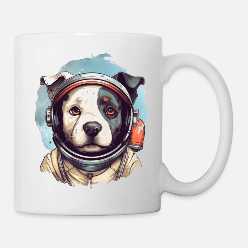 Astronauts Dog - Mug - white