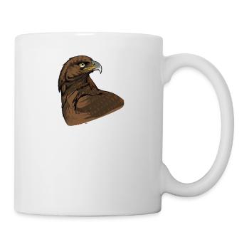 Steinadler I Goldadler Greifvogel Motiv für - Tasse - Weiß - Rechts