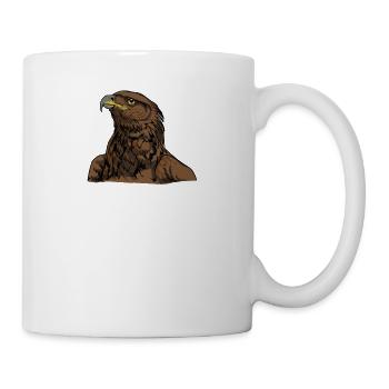 Steinadler I Goldadler Greifvogel Motiv für - Tasse - Weiß - Rechts